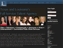 Tablet Screenshot of acclaimtalent.net